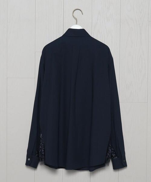 「BEAUTY&YOUTH UNITED ARROWS」 長袖ブラウス - ネイビー レディース BEAUTY＆YOUTH UNITED ARROWS ブラウス シャツ 「WEB限定