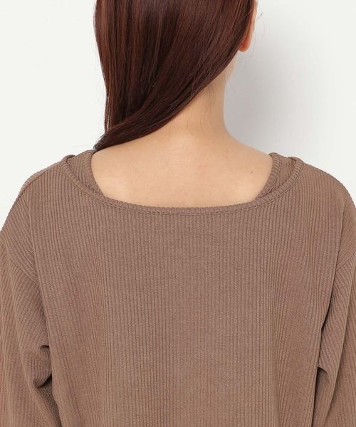 mysty woman（ミスティウーマン）の「【手洗い可】マルチツインLSリボンカーディガン　184575（カーディガン/ボレロ・レディース・モカ/イエロー/アイボリー/ライトブルー・FREE）」の12枚目の写真