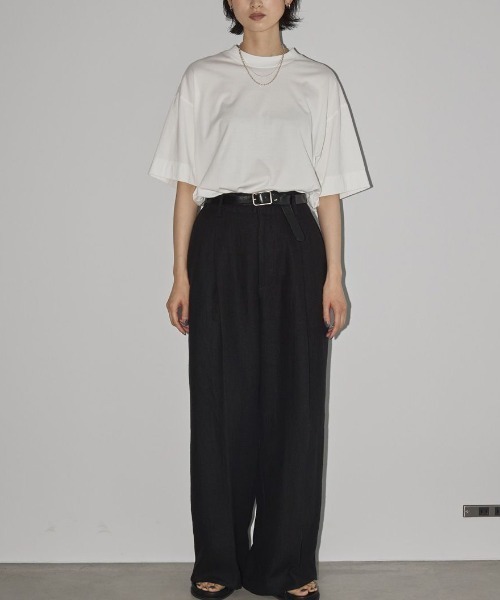 トゥデイフル コットンシルクユースフルハーフスリーブTシャツ ブラック TODAYFUL(トゥデイフル) / Life's online store（ライフズ
