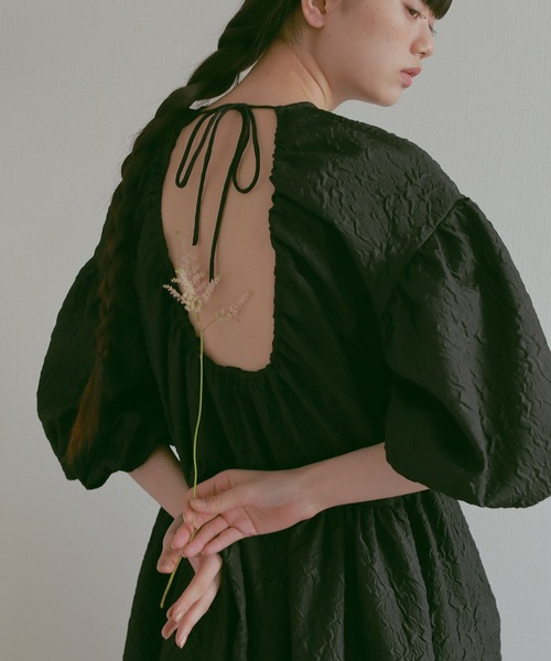 【EFOLE】バックオープンワンピース