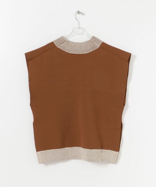 LAATO(ラート)の「KNIT VEST(ニット/セーター・レディース・カーキ/グレー系その他/ブラウン・FREE)」の12枚目の写真