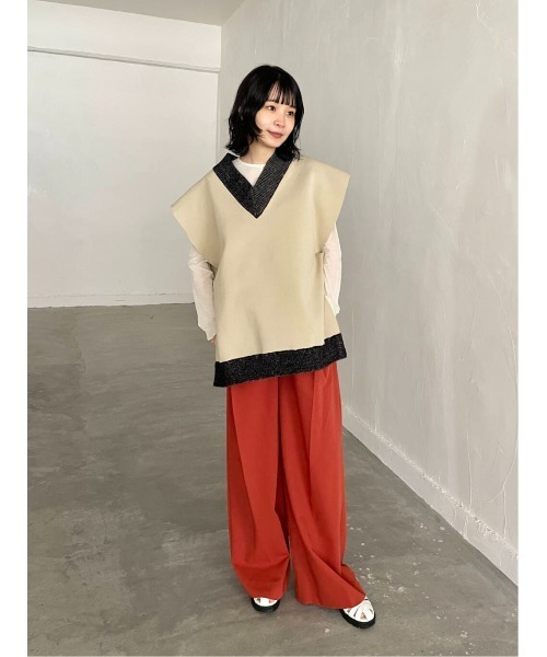 セール】KNIT VEST（ベスト）｜LAATO（ラート）のファッション