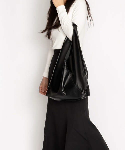 SVEC（シュベック）の「トライアングル トートバッグ（トートバッグ・メンズ・ホワイト/ブラック/ブラウン/アイボリー・FREE）」の20枚目の写真