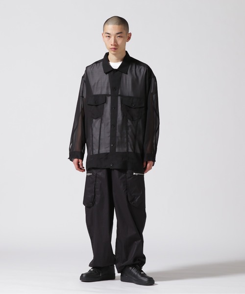 DANKE SCHON（ダンケシェーン）の「DankeSchon/ダンケシェーン/60s PAPERCOTING CARGO PANTS（カーゴパンツ・メンズ・ブラック・L/M）」の3枚目の写真