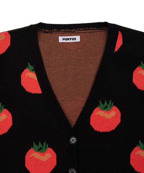 PUNYUS（プニュズ）の「フード柄ショートニットカーディガン（カーディガン/ボレロ・レディース・ブラック系その他/ブラック/ピンク/グリーン・4/3）」の13枚目の写真