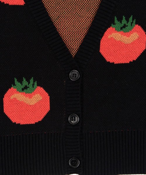 PUNYUS（プニュズ）の「フード柄ショートニットカーディガン（カーディガン/ボレロ・レディース・ブラック系その他/ブラック/ピンク/グリーン・4/3）」の14枚目の写真