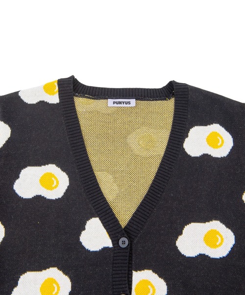 PUNYUS（プニュズ）の「フード柄ショートニットカーディガン（カーディガン/ボレロ・レディース・ブラック系その他/ブラック/ピンク/グリーン・4/3）」の21枚目の写真