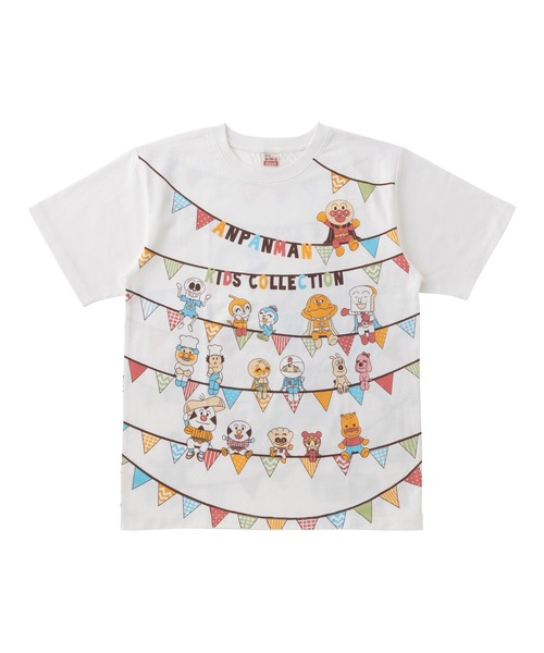 アンパンマンキッズコレクション みんなでお座り柄Tシャツ L 110cm みんなでお座り柄Tシャツ｜アイテム｜アンパンマンキッズ