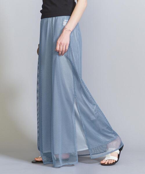 BEAUTY&YOUTH UNITED ARROWS(ビューティーアンドユースユナイテッドアローズ)の「メッシュ レイヤード フレアスカート -ウォッシャブル-(スカート・レディース・ライトブルー/ブラック/ホワイト・S/M)」の8枚目の写真