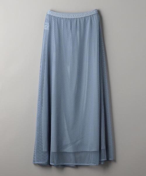 BEAUTY&YOUTH UNITED ARROWS(ビューティーアンドユースユナイテッドアローズ)の「メッシュ レイヤード フレアスカート -ウォッシャブル-(スカート・レディース・ライトブルー/ブラック/ホワイト・S/M)」の18枚目の写真