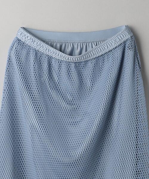 BEAUTY&YOUTH UNITED ARROWS(ビューティーアンドユースユナイテッドアローズ)の「メッシュ レイヤード フレアスカート -ウォッシャブル-(スカート・レディース・ライトブルー/ブラック/ホワイト・S/M)」の19枚目の写真