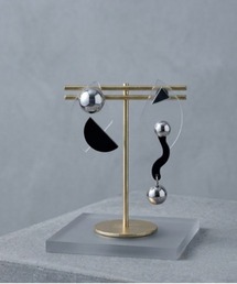 【Beauty bell】モノトーンピアス〇△ピアス
