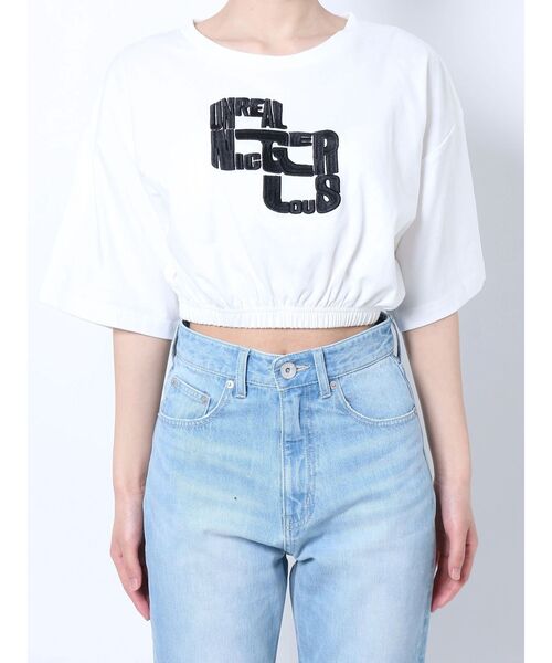GYDA(ジェイダ)の「NICGERLOUS GG ショートTシャツ(Tシャツ/カットソー・レディース・ブラック/オフホワイト/グリーン・FREE)」の9枚目の写真