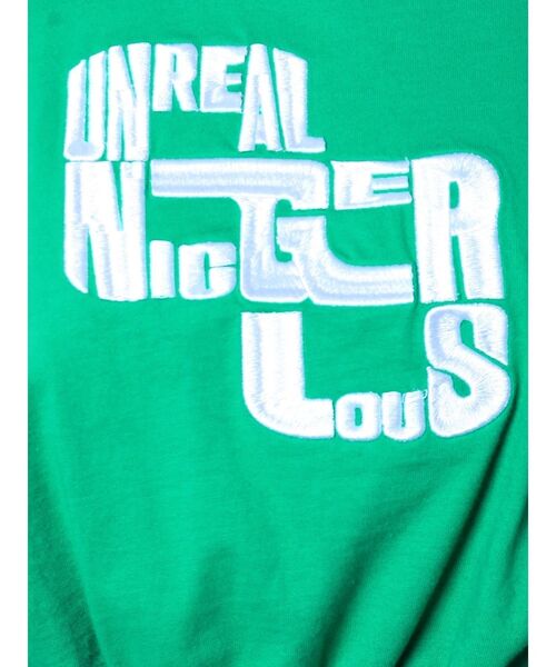 GYDA(ジェイダ)の「NICGERLOUS GG ショートTシャツ(Tシャツ/カットソー・レディース・ブラック/オフホワイト/グリーン・FREE)」の10枚目の写真