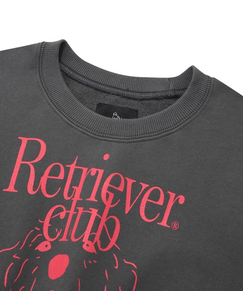 ALAND（エーランド）の「【UNISEX】Retriever Club／ラフィングクルーネック 2197653（スウェット・レディース・グリーン/チャコール・MEDIUM）」の6枚目の写真
