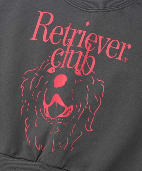 ALAND（エーランド）の「【UNISEX】Retriever Club／ラフィングクルーネック 2197653（スウェット・レディース・グリーン/チャコール・MEDIUM）」の7枚目の写真