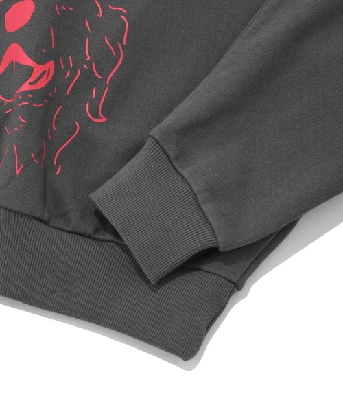 ALAND（エーランド）の「【UNISEX】Retriever Club／ラフィングクルーネック 2197653（スウェット・レディース・グリーン/チャコール・MEDIUM）」の8枚目の写真