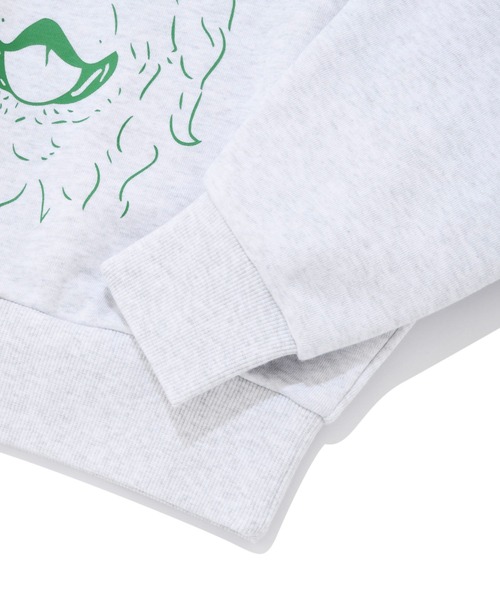 ALAND（エーランド）の「【UNISEX】Retriever Club／ラフィングクルーネック 2197653（スウェット・レディース・グリーン/チャコール・MEDIUM）」の13枚目の写真