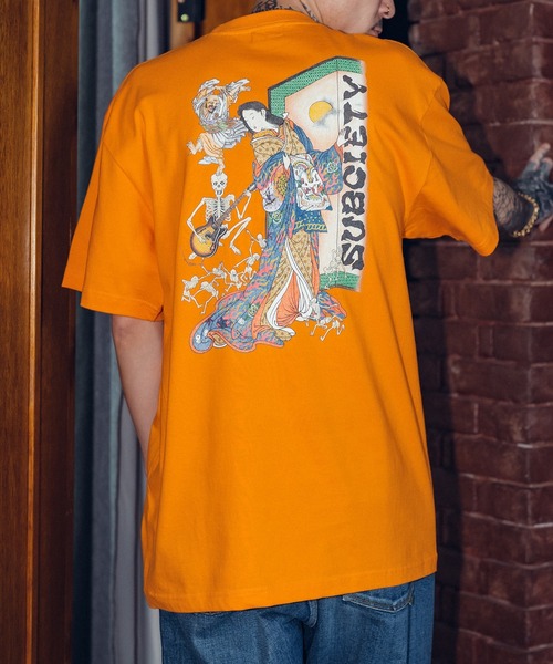 Subciety HELL TEE ホワイト HELL TEE（Tシャツ/カットソー）｜Subciety（サブサエティ）の