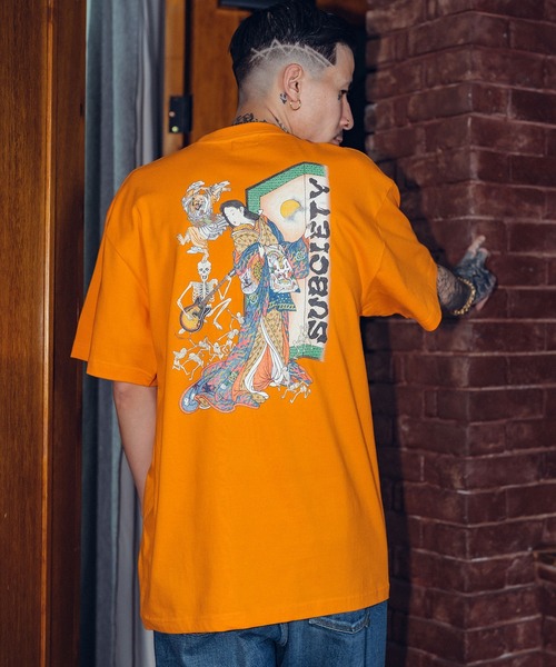 Subciety HELL TEE ホワイト HELL TEE（Tシャツ/カットソー）｜Subciety（サブサエティ）の