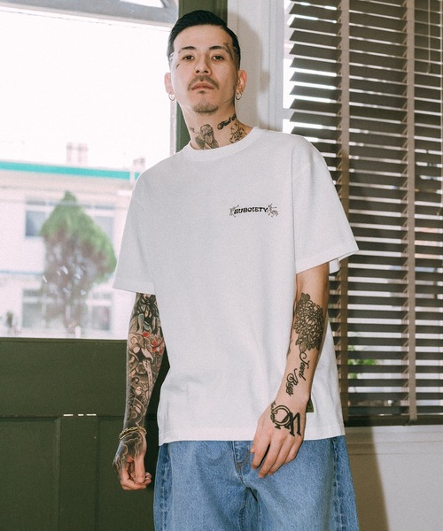 Subciety HELL TEE ホワイト HELL TEE（Tシャツ/カットソー）｜Subciety（サブサエティ）の