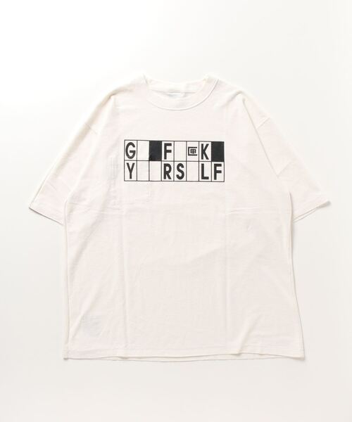 TENBOX（テンボックス）の「MANASTASH×TENBOX(マナスタッシュ×テンボックス) HEMP リバーシブルTEE（Tシャツ/カットソー・メンズ・ブラック/その他24/ホワイト・L/M/XL）」の8枚目の写真