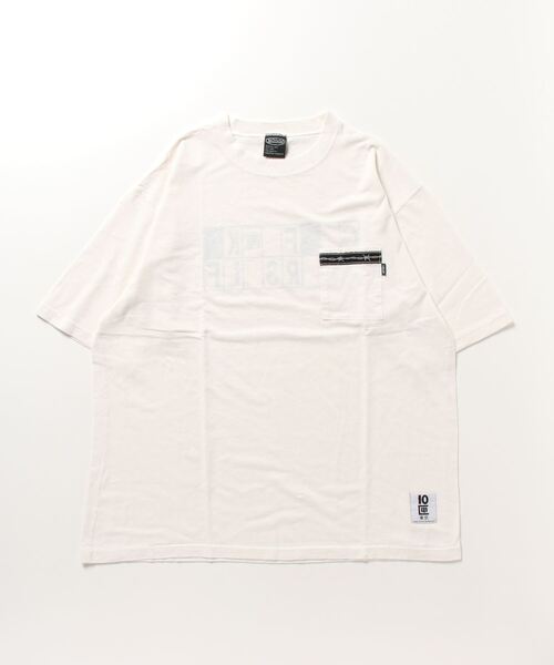 TENBOX（テンボックス）の「MANASTASH×TENBOX(マナスタッシュ×テンボックス) HEMP リバーシブルTEE（Tシャツ/カットソー・メンズ・ブラック/その他24/ホワイト・L/M/XL）」の15枚目の写真