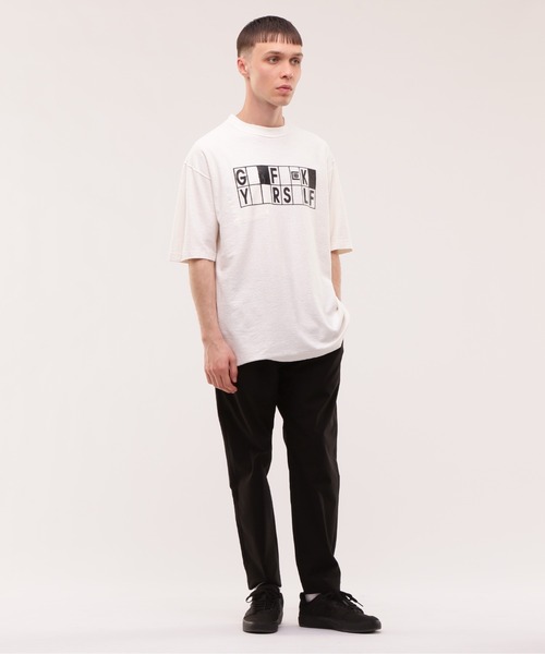 TENBOX（テンボックス）の「MANASTASH×TENBOX(マナスタッシュ×テンボックス) HEMP リバーシブルTEE（Tシャツ/カットソー・メンズ・ブラック/その他24/ホワイト・L/M/XL）」の9枚目の写真