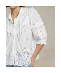 美品✨22ssポロラルフローレン アイレットエンブロイダード