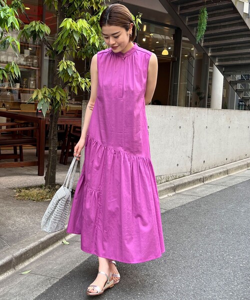 ban ★English ok★様　浴衣リメイクワンピース、ティアードワンピース セール】◇【WEB限定】2WAY花柄ティアードワンピース(504644343