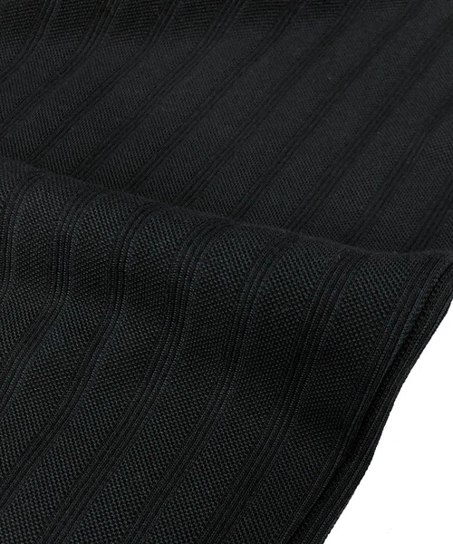 A.S.M（エーエスエム）の「吸水速乾ドライ ストライプドビー 鹿ノ子 / スタンダード Biz ポロシャツ（半袖）（ポロシャツ・メンズ・ブラック/ホワイト/ネイビー・48/50/52）」の20枚目の写真