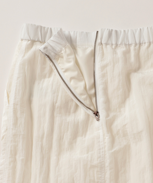 CITYSHOP（シティーショップ）の「DRAWSTRING スカート（スカート・レディース・チャコールグレー/ホワイト・36/38）」の18枚目の写真