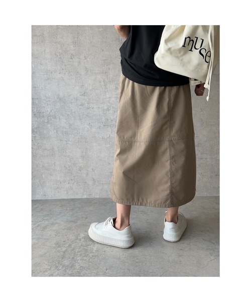 owndaily（オンデイリー）の「リップストップカーゴスカート（スカート・レディース・カーキ/ブラック・FREE）」の15枚目の写真