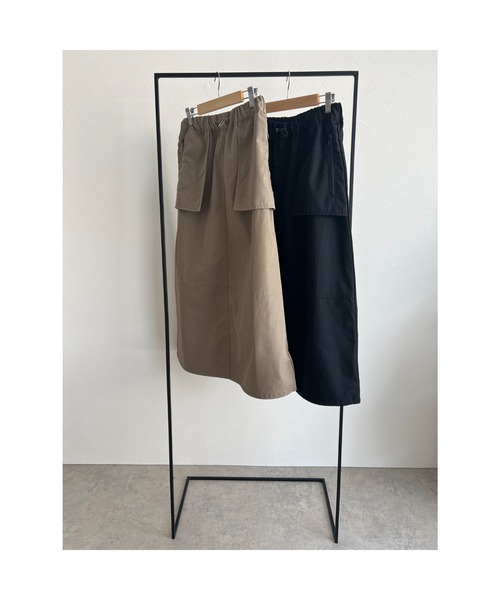 owndaily（オンデイリー）の「リップストップカーゴスカート（スカート・レディース・カーキ/ブラック・FREE）」の18枚目の写真