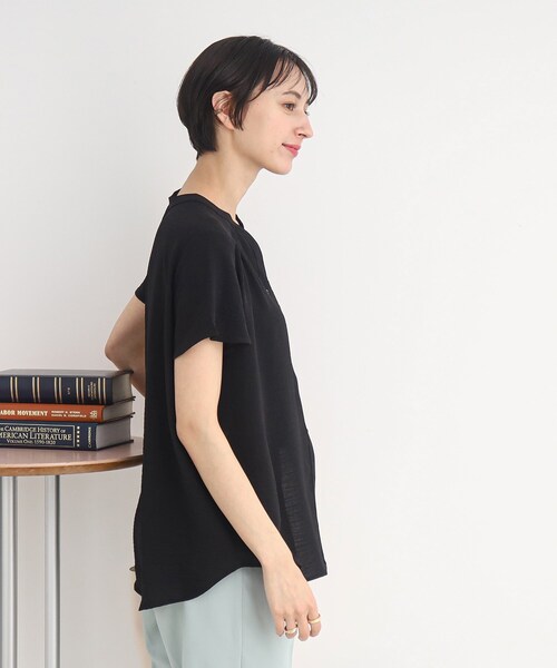 前開きスキッパ-ブラウス