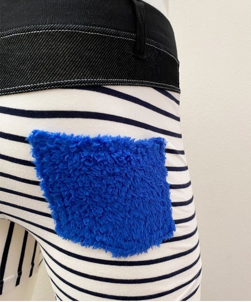 OVER THE TWELVE（オーバーザトゥウェルブ）の「OVER THE TWELVE/オーバーザトェルブ/ボーダーベア天竺 BOA ボクサーパンツ（その他アンダーウェア/インナー・メンズ・ブラック/ホワイト・M/L）」の7枚目の写真