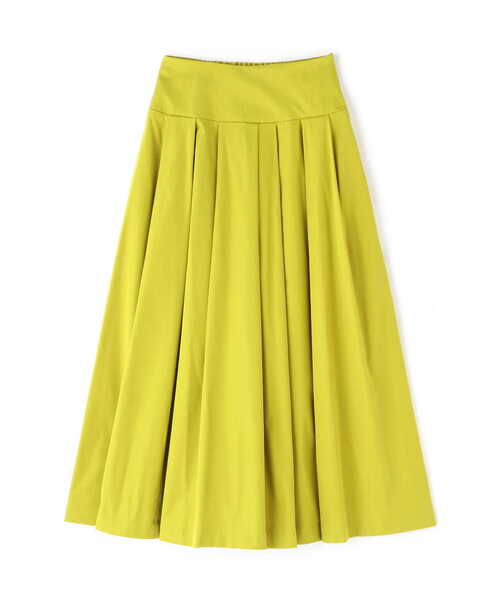 N.（N. Natural Beauty Basic）（エヌエヌナチュラルビューティーベーシック）の「【S Size Line】◆切替タックボリュームスカート（スカート・レディース・イエロー/ホワイト・SMALL/MEDIUM）」の21枚目の写真