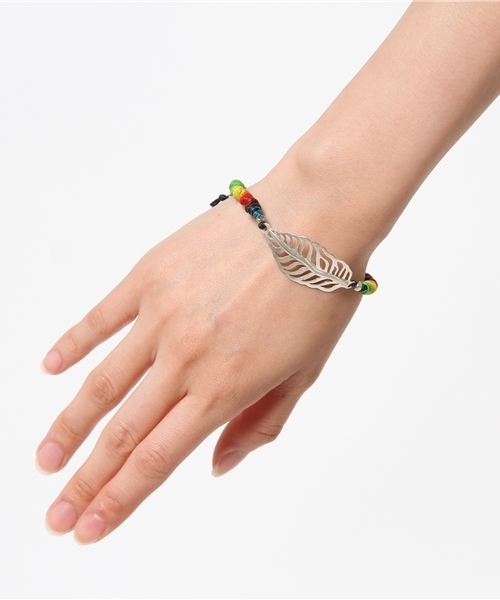 チャイハネ（チャイハネ）の「【チャイハネ】LEAFアミリーブレスレット（ブレスレット・レディース・シルバー/ゴールド・FREE）」の5枚目の写真