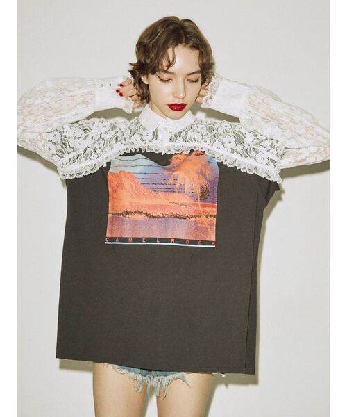 jouetie(ジュエティ)の「フリルクロップドブラウス(シャツ/ブラウス・レディース・ブラック/オフホワイト/クリア・MEDIUM)」の22枚目の写真