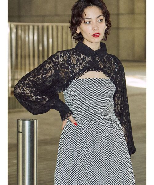 jouetie（ジュエティ）の「フリルクロップドブラウス（シャツ/ブラウス