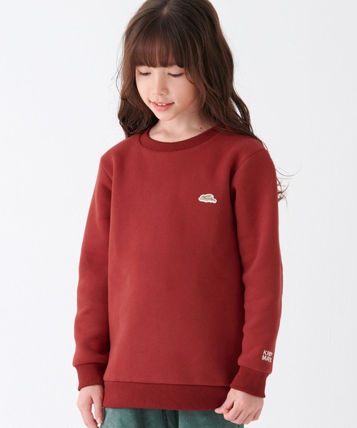 KRIFF MAYER Kid's Collection（クリフメイヤーキッズコレクション）の「【裏起毛】あたたかクルー（スウェット・キッズ・グレー/グリーン/ネイビー/サックスブルー/カラフル/レッド・130/120/170/160/150/140）」の2枚目の写真