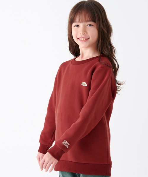 KRIFF MAYER Kid's Collection（クリフメイヤーキッズコレクション）の「【裏起毛】あたたかクルー（スウェット・キッズ・グレー/グリーン/ネイビー/サックスブルー/カラフル/レッド・130/120/170/160/150/140）」の8枚目の写真