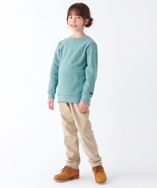 KRIFF MAYER Kid's Collection（クリフメイヤーキッズコレクション）の「【裏起毛】あたたかクルー（スウェット・キッズ・グレー/グリーン/ネイビー/サックスブルー/カラフル/レッド・130/120/170/160/150/140）」の10枚目の写真