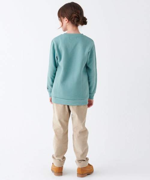 KRIFF MAYER Kid's Collection（クリフメイヤーキッズコレクション）の「【裏起毛】あたたかクルー（スウェット・キッズ・グレー/グリーン/ネイビー/サックスブルー/カラフル/レッド・130/120/170/160/150/140）」の11枚目の写真