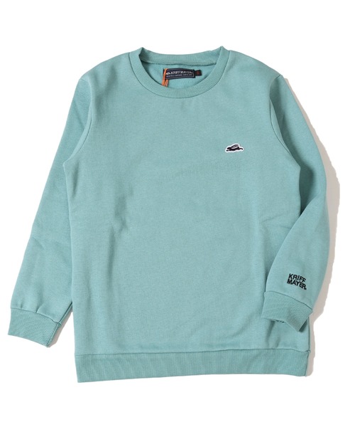 KRIFF MAYER Kid's Collection（クリフメイヤーキッズコレクション）の「【裏起毛】あたたかクルー（スウェット・キッズ・グレー/グリーン/ネイビー/サックスブルー/カラフル/レッド・130/120/170/160/150/140）」の13枚目の写真