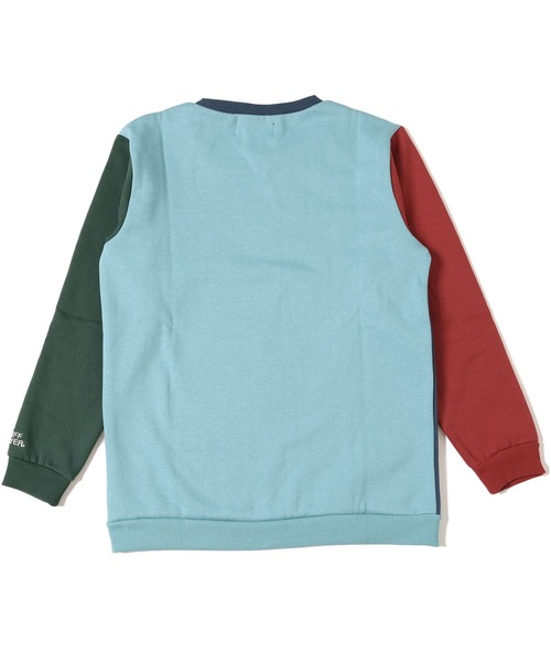 KRIFF MAYER Kid's Collection（クリフメイヤーキッズコレクション）の「【裏起毛】あたたかクルー（スウェット・キッズ・グレー/グリーン/ネイビー/サックスブルー/カラフル/レッド・130/120/170/160/150/140）」の14枚目の写真
