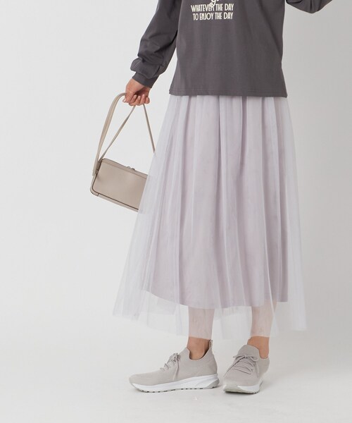 Cutie Blonde（キューティーブロンド）の「◆大人世代こそ着たい！ チュールスカート（スカート・レディース・ブラック/グレー/ブラウン系その他・00）」の7枚目の写真