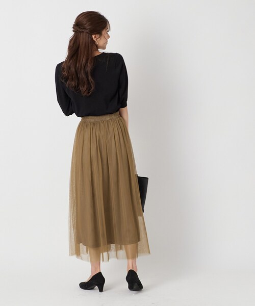 Cutie Blonde（キューティーブロンド）の「◆大人世代こそ着たい！ チュールスカート（スカート・レディース・ブラック/グレー/ブラウン系その他・00）」の18枚目の写真