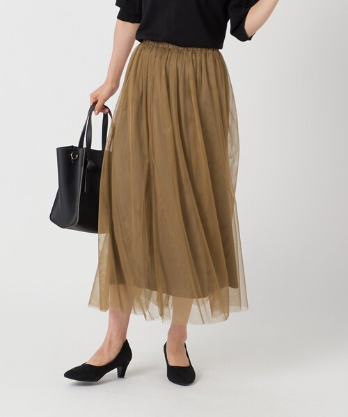 Cutie Blonde（キューティーブロンド）の「◆大人世代こそ着たい！ チュールスカート（スカート・レディース・ブラック/グレー/ブラウン系その他・00）」の19枚目の写真