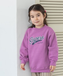 プリント クルーネック トレーナー